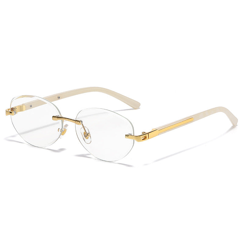 (6 PACK) Wholesale Sunglasses Fashion New Arrival Women Colorful Trendy 2025 - BulkSunglassesWholesale.com - Gold Frame White