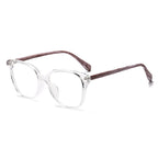 (6 PACK) Wholesale Eyeglasses Frames Vintage Korean Trendy New Arrival Antiblue Light Square 2025 - BulkSunglassesWholesale.com - Transparent Frame