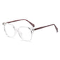 (6 PACK) Wholesale Eyeglasses Frames Vintage Korean Trendy New Arrival Antiblue Light Square 2025 - BulkSunglassesWholesale.com - Transparent Frame