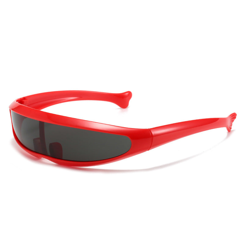 (12 PACK) Wholesale Sports Sunglasses New Arrival Outdoor Sport Cycling 2024 - BulkSunglassesWholesale.com - Red Frame Black Lens