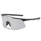 (12 PACK) Wholesale Sports Sunglasses New Arrival Unisex Fashion Oversized Outdoor Sport Cycling 2024 - BulkSunglassesWholesale.com - Black Frame Mirrored Lens