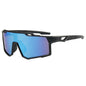 (12 PACK) Wholesale Sports Sunglasses New Arrival Sport Fashion Cycling Women Outdoor 2024 - BulkSunglassesWholesale.com - Black Frame Blue Mirrored