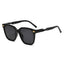 (6 PACK) Wholesale Sunglasses New Arrival Korean Fashion Women Unique Street 2024 - BulkSunglassesWholesale.com - Black Frame Black Grey