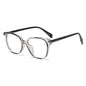 (6 PACK) Wholesale Eyeglasses Frames Vintage Korean Trendy New Arrival Antiblue Light Square 2025 - BulkSunglassesWholesale.com - Clear Grey Frame