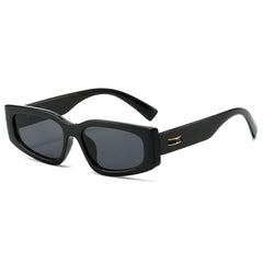 (6 PACK) Wholesale Sunglasses Oversized Unique Fashion Trendy Unisex Vintage 2024 - BulkSunglassesWholesale.com - Black Frame Black Lens