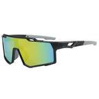 (12 PACK) Wholesale Sports Sunglasses New Arrival Sport Fashion Cycling Women Outdoor 2024 - BulkSunglassesWholesale.com - Black Frame Red Mirrored