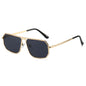 (6 PACK) Wholesale Sunglasses New Arrival Fashion Unique Women Fashion 2024 - BulkSunglassesWholesale.com - Gold Frame Black Lens