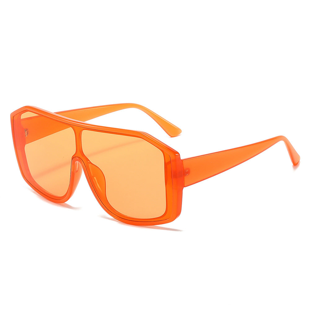 (6 PACK) Wholesale Sunglasses Cycling Women Outdoor Sport Windproof 2024 - BulkSunglassesWholesale.com - Orange Frame Orange Lens