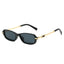 (6 PACK) Wholesale Sunglasses Unique Small Street Vintage 2025 - BulkSunglassesWholesale.com - Shiny Black Frame Black Black Lens