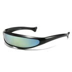 (12 PACK) Wholesale Sports Sunglasses New Arrival Outdoor Sport Cycling 2024 - BulkSunglassesWholesale.com - Black Frame Gold Mirrored