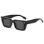 (6 PACK) Wholesale Sunglasses New Arrival Cat Eye Men Women Vintage Square 2024 - BulkSunglassesWholesale.com - Black Frame Black Lens