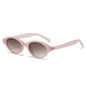 (6 PACK) Wholesale Sunglasses New Arrival Small Women Antiblue Light 2025 - BulkSunglassesWholesale.com - Clear Pink Frame Gradient Tea Lens
