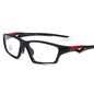 (12 PACK) Wholesale Sports Glasses Sport TR 2025 - BulkSunglassesWholesale.com - Shiny Black Frame ( Blue )