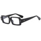 (6 PACK) Wholesale Sunglasses New Arrival Square Fashion Rivet Night Vision Unisex 2024 - BulkSunglassesWholesale.com - Black Frame Clear Lens