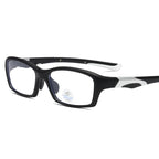 (12 PACK) Wholesale Sports Glasses New Arrival Antiblue Light TR Sport 2025 - BulkSunglassesWholesale.com - Matt Black