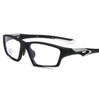 (12 PACK) Wholesale Sports Glasses Sport TR 2025 - BulkSunglassesWholesale.com - Matt Black Frame ( Blue )