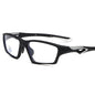 (12 PACK) Wholesale Sports Glasses Sport TR 2025 - BulkSunglassesWholesale.com - Matt Black Frame ( Blue )