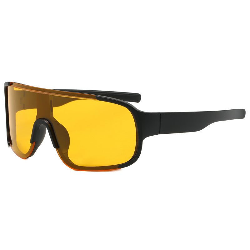 (12 PACK) Wholesale Sports Sunglasses Kids Cycling Windproof Outdoor Sport 2024 - BulkSunglassesWholesale.com - Black Frame Night Vision