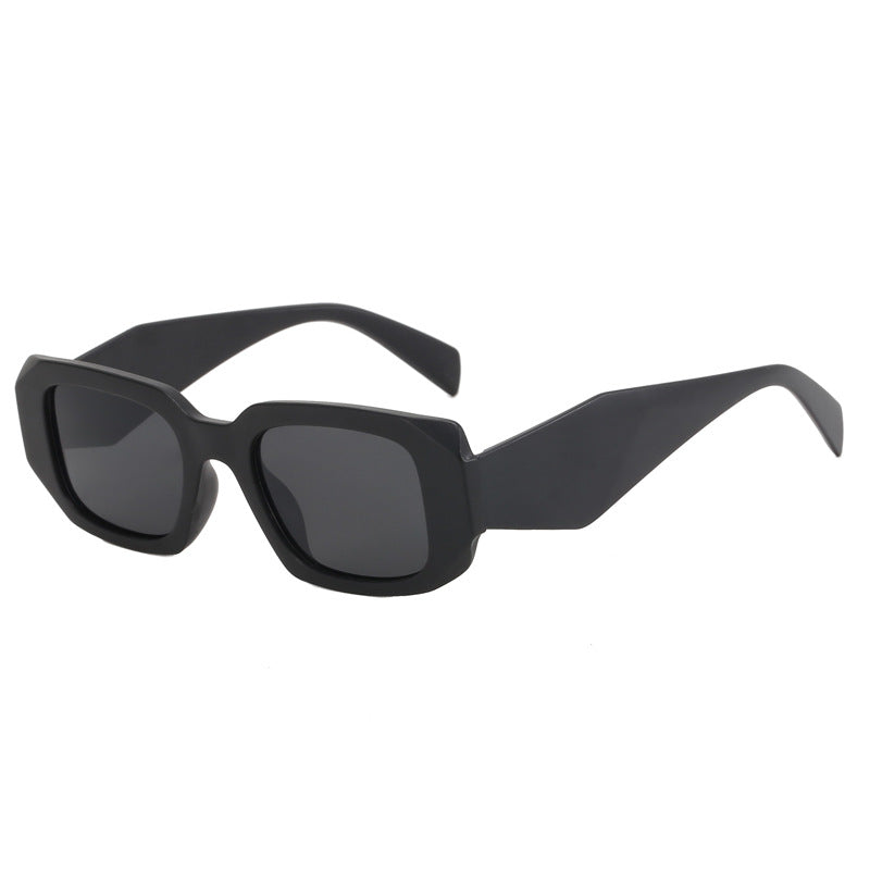 (12 PACK) Wholesale Sunglasses Fashion New Arrival Vintage Square Unique Trendy Fashion Street 2024 - BulkSunglassesWholesale.com - Black Frame Black Lens