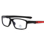 (12 PACK) Wholesale Sports Glasses New Arrival Square TR Antiblue Light Women 2025 - BulkSunglassesWholesale.com - Shiny Black Frame