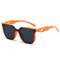 (6 PACK) Wholesale Sunglasses Unique New Arrival Women Outdoor Sport Cycling 2024 - BulkSunglassesWholesale.com - Orange Frame Black Lens
