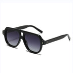 (6 PACK) Wholesale Sunglasses Fashion New Arrival Trendy Fashion Polarized 2025 - BulkSunglassesWholesale.com - Shiny Black Frame Gradient Black Lens