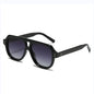 (6 PACK) Wholesale Sunglasses Fashion New Arrival Trendy Fashion Polarized 2025 - BulkSunglassesWholesale.com - Shiny Black Frame Gradient Black Lens