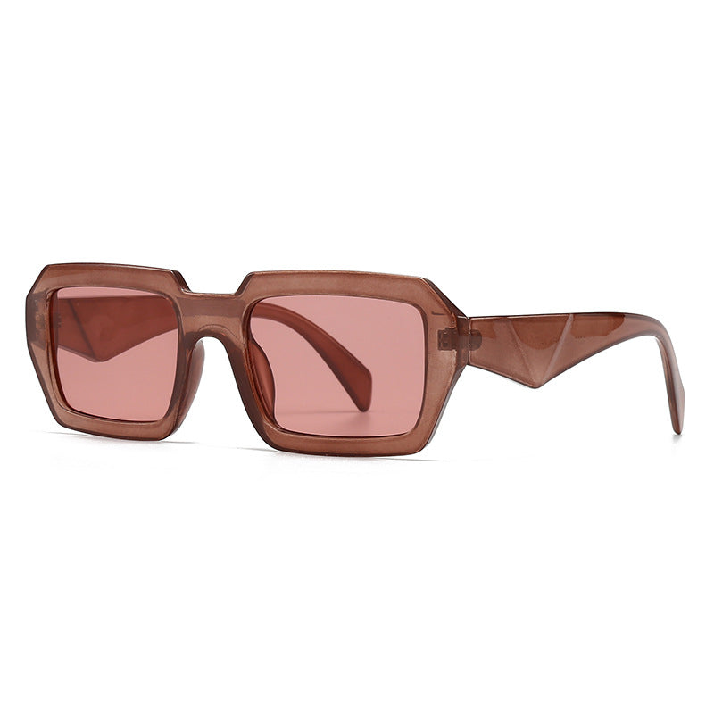 (6 PACK) Wholesale Sunglasses Square Street Women 2024 - BulkSunglassesWholesale.com - Red Gradient Pink