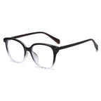 (6 PACK) Wholesale Eyeglasses Frames Vintage Korean Trendy New Arrival Antiblue Light Square 2025 - BulkSunglassesWholesale.com - Black White Frame