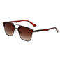 (6 PACK) Wholesale Sunglasses Metal Vintage Trendy Street 2024 - BulkSunglassesWholesale.com - Tea Frame Tea Lens