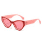 (6 PACK) Wholesale Sunglasses New Arrival Cat Eye Fashion Unique Unisex 2025 - BulkSunglassesWholesale.com - Red Frame Red Lens