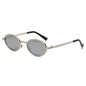 (6 PACK) Wholesale Sunglasses Round Fashion Metal Women New Arrival Street Trendy 2024 - BulkSunglassesWholesale.com - Silver Frame Mirrored Lens