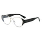 (6 PACK) Wholesale Sunglasses Korean Vintage Women Square Round 2025 - BulkSunglassesWholesale.com - Black Frame Clear Lens