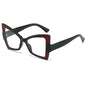 (6 PACK) Wholesale Sunglasses New Arrival Cat Eye Women Butterfly 2024 - BulkSunglassesWholesale.com - Black Frame Clear Lens