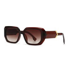 (6 PACK) Wholesale Sunglasses Square Women Vintage 2024 - BulkSunglassesWholesale.com - Tea Frame Tea