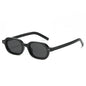 (6 PACK) Wholesale Sunglasses Small New Arrival Unisex Oval Small 2025 - BulkSunglassesWholesale.com - Black Frame Black Lens