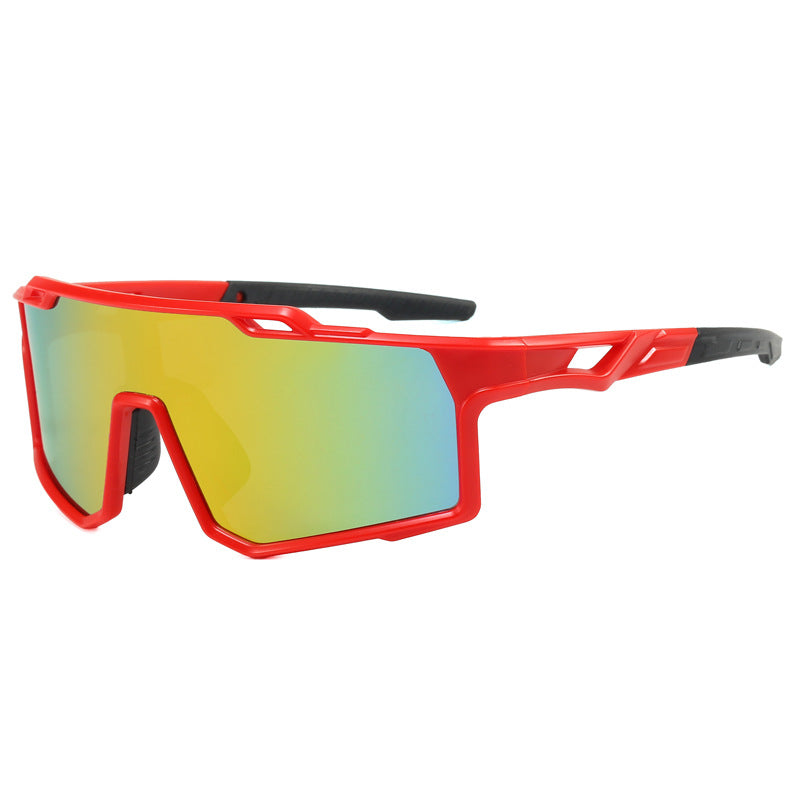 (12 PACK) Wholesale Sports Sunglasses New Arrival Sport Fashion Cycling Women Outdoor 2024 - BulkSunglassesWholesale.com - Red Frame Red Mirrored