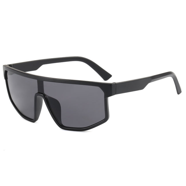 (12 PACK) Wholesale Sports Sunglasses Cycling Women Outdoor Sport Windproof Small Trendy 2024 - BulkSunglassesWholesale.com - Black Frame Black Lens Hover Image