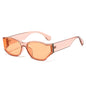 (6 PACK) Wholesale Sunglasses Square Oversized Unisex 2024 - BulkSunglassesWholesale.com - Champagne Frame Orange Lens