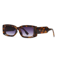 (6 PACK) Wholesale Sunglasses Vintage Trendy Women Antiblue Light 2024 - BulkSunglassesWholesale.com - Leopard Print Gradient Grey