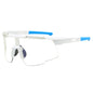 (12 PACK) Wholesale Sports Sunglasses Sport Outdoor Cycling 2024 - BulkSunglassesWholesale.com - White Frame Grey