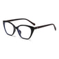 (6 PACK) Wholesale Eyeglasses Frames Classic Vintage Cat Eye TR Women Korean Star Wood Grain Antiblue Light 2025 - BulkSunglassesWholesale.com - Shiny Black