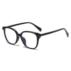 (6 PACK) Wholesale Eyeglasses Frames Vintage Korean Trendy New Arrival Antiblue Light Square 2025 - BulkSunglassesWholesale.com - Shiny Black Frame