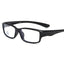 (12 PACK) Wholesale Sports Glasses New Arrival TR Square Sport Cycling Antiblue Light Unisex 2025 - BulkSunglassesWholesale.com - Shiny Black Frame