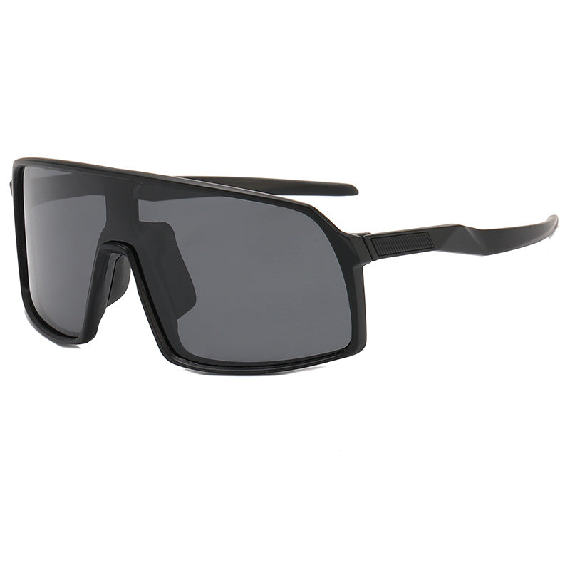 (12 PACK) Wholesale Sports Sunglasses New Arrival TR Polarized Kids Outdoor Cycling Sport 2024 - BulkSunglassesWholesale.com - Black Frame Black Lens