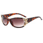 (6 PACK) Wholesale Sunglasses New Arrival Fashion Unique Butterfly Women 2024 - BulkSunglassesWholesale.com - Leopard Print Frame Gradient Tea Lens
