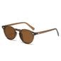 (6 PACK) Wholesale Sunglasses New Arrival Vintage Round Fashion Classic Unisex 2025 - BulkSunglassesWholesale.com - Dark Tea Frame Tea Lens