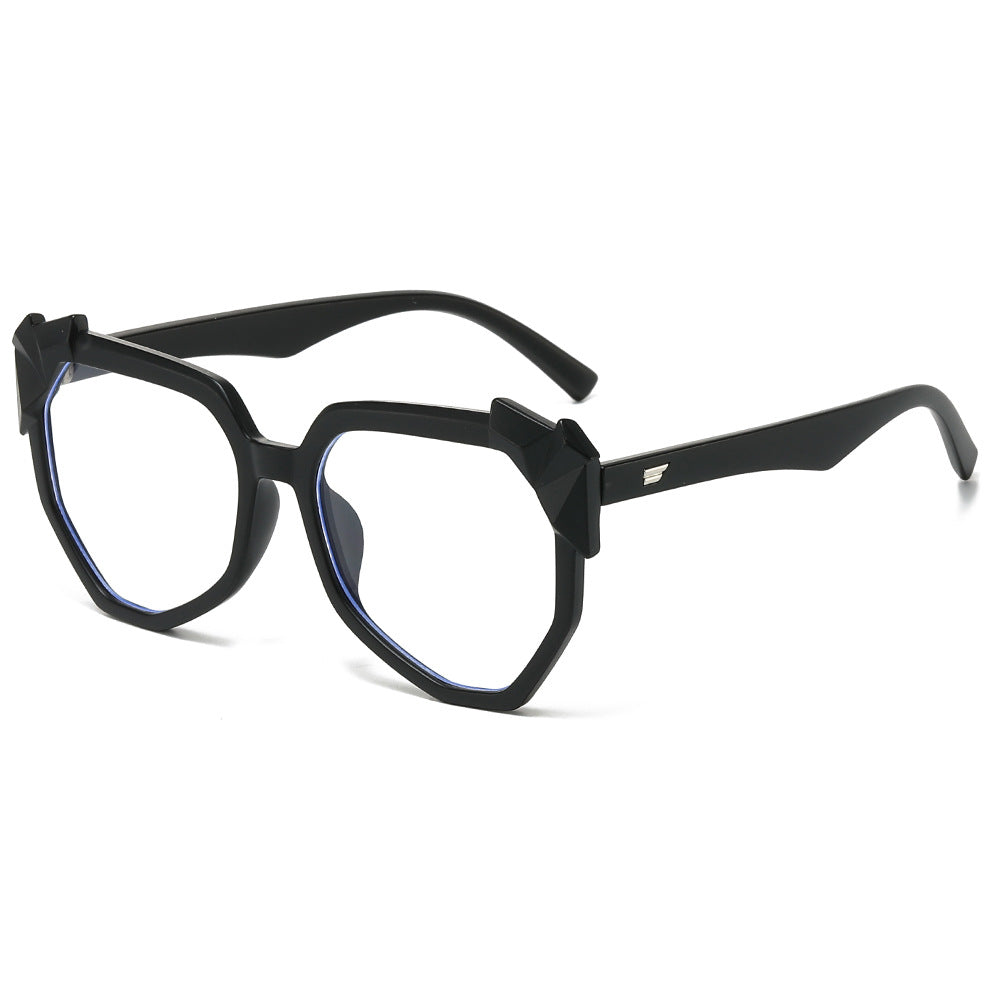 (6 PACK) Wholesale Sunglasses New Arrival Fashion Street 2024 - BulkSunglassesWholesale.com - Black Frame Clear Lens