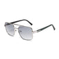 (6 PACK) Wholesale Sunglasses Metal Vintage Trendy Street 2024 - BulkSunglassesWholesale.com - Silver Frame Gradient Black