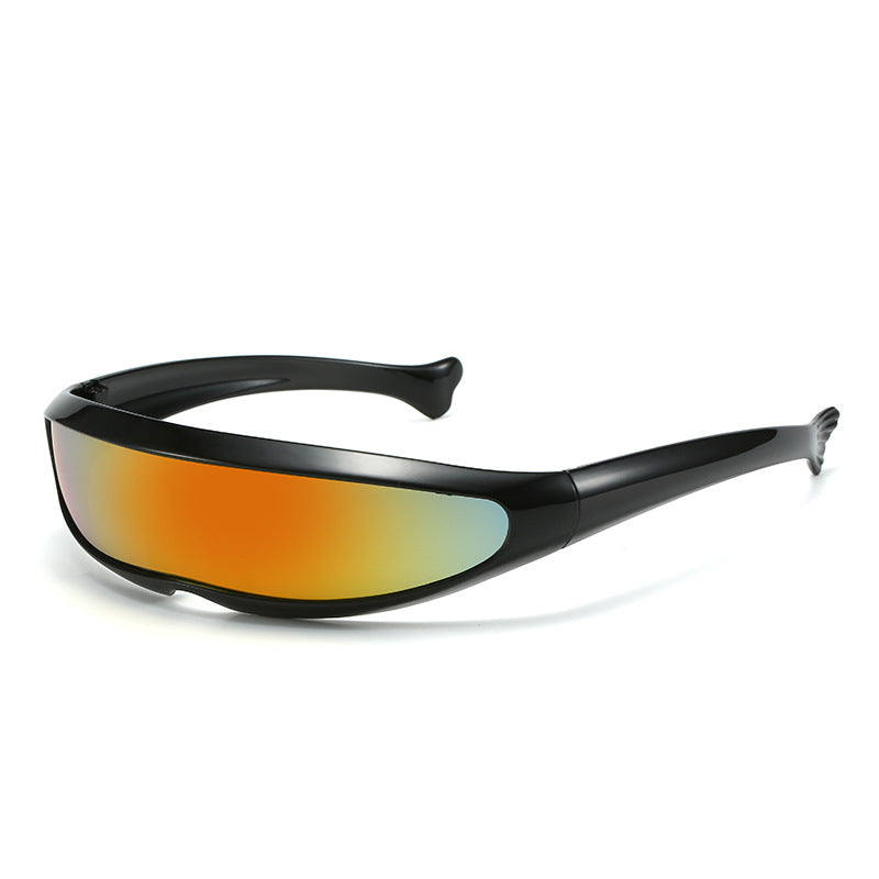 (12 PACK) Wholesale Sports Sunglasses New Arrival Outdoor Sport Cycling 2024 - BulkSunglassesWholesale.com - Black Frame Red Mirrored